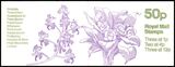 067c - 1985  Markenheftchen: Orchideen mit Zylindernummer