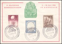 1955  21. Deutsches Bundesschiessen in Hannover