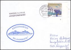 1993  Jungfernfahrt der MS Hanseatic