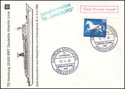 1969  Jungfernreise der TS Hamburg 