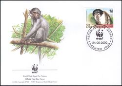 2000  Weltweiter Naturschutz WWF - Pavian & Mangabe (275)
