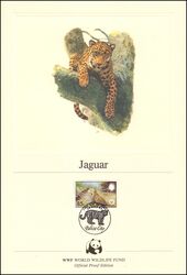 1983  Official Proof Edition WWF - Jaguar ( 007)