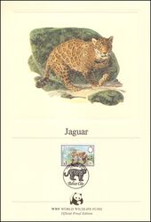 1983  Official Proof Edition WWF - Jaguar ( 007)