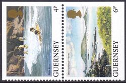 1985  Freimarken: Ansichten von Guernsey aus Markenheftchen