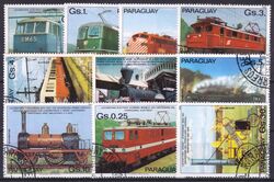 Paraguay 1981  100 Jahre elektrische Eisenbahnen