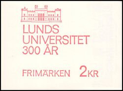 1968  300 Jahre Universitt Lund - Markenheftchen