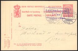 1907  Wertstempel: Neue Wappenzeichnung