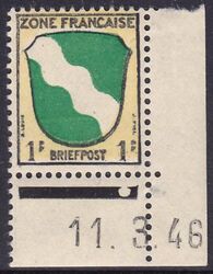 1945  Freimarke mit Druckdatum