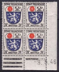 1945  Freimarken mit Druckdatum