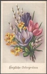 Herzliche Ostergre - Blumen