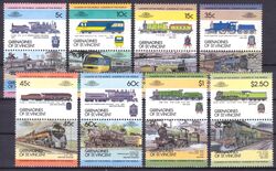 St. Vincent Grenadinen 1984  Lokomotiven I