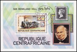 Zentralafrika 1979  100. Todestag von Rowland Hill