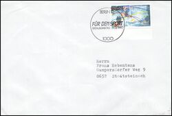 1990  Einzelfrankatur auf Brief