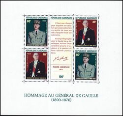 Gabun 1971  Charles de Gaulle