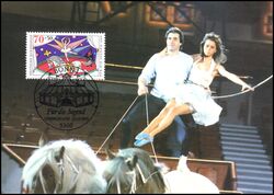 1989  Maximumkarte - Zirkus