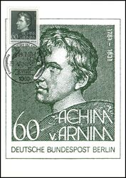 1981  Maximumkarte - Achim von Arnim