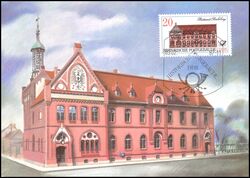 1987  Maximumkarten - Historische Postgebude