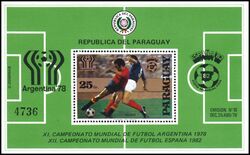 Paraguay 1979  Fuball-Weltmeisterschaft in Argentinien