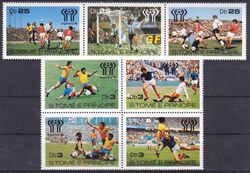 St. Tome & Prinzen 1978  Fuball-WM in Argentinien