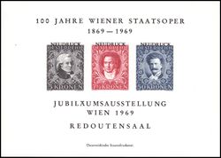 1969  100 Jahre Wiener Staatsoper - Sonderblock