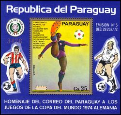 Paraguay 1974  Fuballweltmeisterschaft in Deutschland