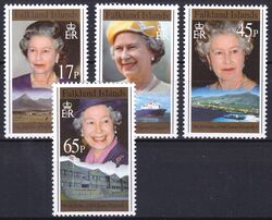 Falklandinseln 1996  70. Geburtstag von Knigin Elisabeth II.
