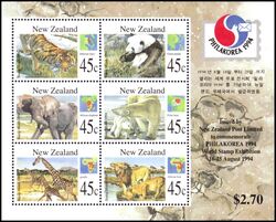 Neuseeland 1994  Intern. Briefmarkenausstellung PHILAKOREA `94