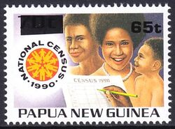 Papua Neuguinea 1994  Freimarken mit Aufdruck