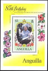 Anguilla 1985  85. Geburtstag von Kniginmutter Elisabeth