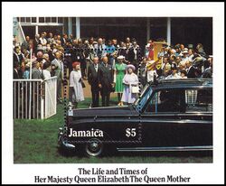 Jamaika 1985  85. Geburtstag von Kniginmutter Elisabeth