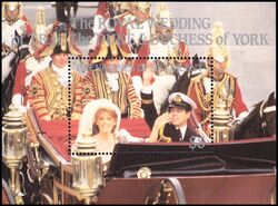 St. Vincent Grenadinen 1986  Hochzeit von Prinz Andrew und Sarah Ferguson