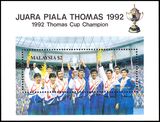 Malaysia 1992  Badminton-Turnier um den Thomas-Cup