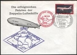 1980  Erste Sdamerika-Fahrt des Luftschiffs Graf Zeppelin 