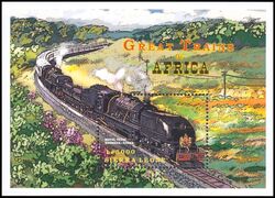 Sierra Leone 1999  Lokomotiven aus aller Welt