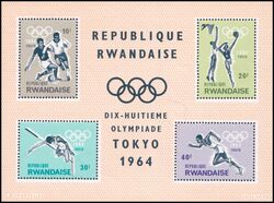 Ruanda 1964  Olympische Sommerspiele in Tokio
