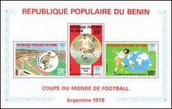 Benin 1978  Fuballweltmeisterschaft in Argentinien