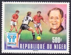 Niger 1977  Fuball-WM in Argentinien - Sepp Herberger