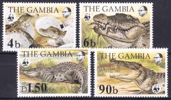 Gambia 1984  Weltweiter Naturschutz WWF: Nilkrokodil
