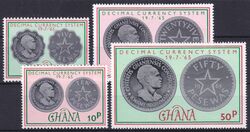 Ghana 1965  Einfhrung des Dezimalsystems in der Landeswhrung