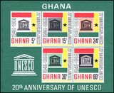 Ghana 1966  20 Jahre UNESCO