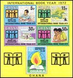 Ghana 1972  Internationales Jahr des Buches