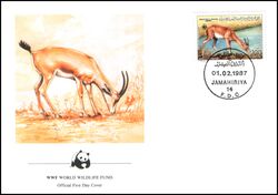 1987  Weltweiter Naturschutz WWF - Dnengazelle (046)