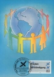 1984  Maximumkarte - Fr den Frieden
