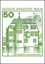 1980  Maximumkarten - Burgen & Schlsser