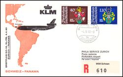 1980  Erster Flug mit Post DC-10 Zrich - Panama ab Liechtenstein