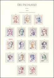 Sammlung Berlin von 1959 - 1990 im Vordruckalbum