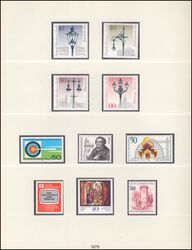 Sammlung Berlin von 1969 - 1979 im Vordruckalbum