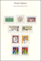 Sammlung UNO Wien von 1979 bis 1981 im Vordruckalbum