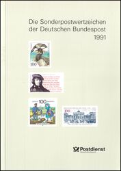1991  Jahrbuch der Deutschen Bundespost SP