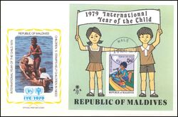 Malediven 1979  Internationales Jahr des Kindes